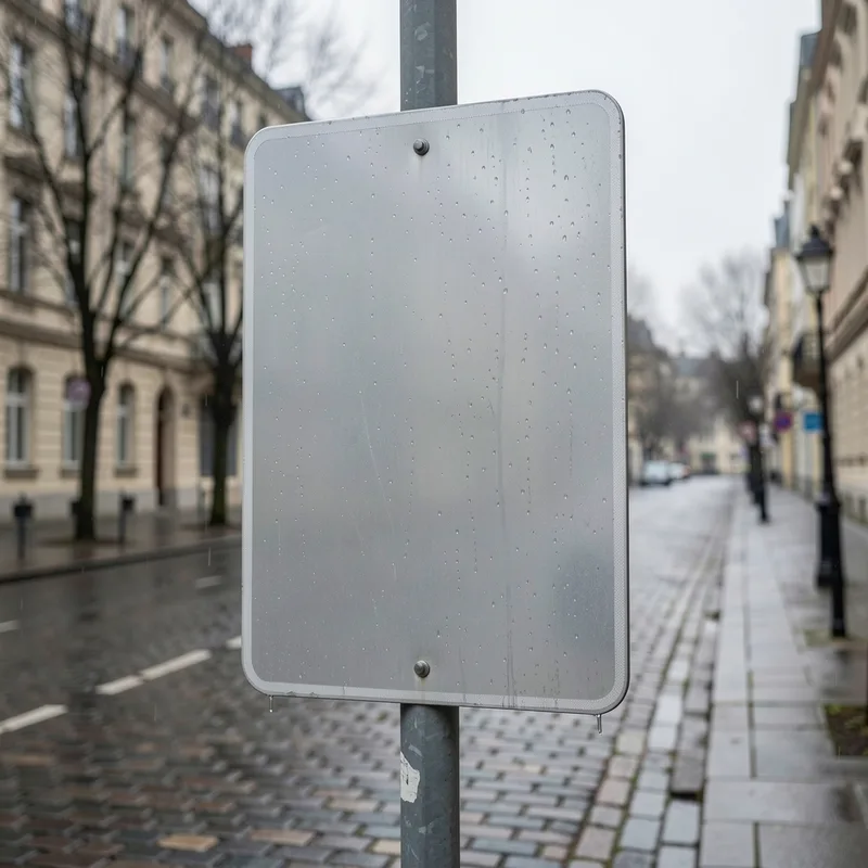 Panneau de signalisation urbain indiquant l’entrée d’une zone à circulation restreinte en centre-ville français